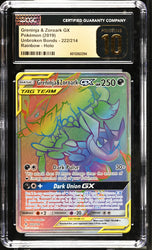 Pokemon Greninja & Zoroark GX Rainbow Rare 222/214 CGC Pristine 10 🔥POP 6🔥