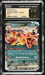 Pokemon Charizard ex Holo Rare Obsidian Flames 125/197 CGC Pristine 10