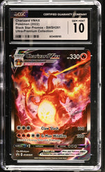 Pokemon Charizard VMAX Full Art Promo 2022 SW&SH Black Star Promo SWSH261 CGC Gem Mint 10