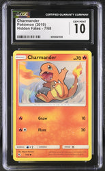 Pokemon Charmander Hidden Fates 7/68 CGC Gem Mint 10