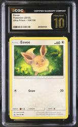 Pokemon Eevee Ultra Prism 104/156 CGC Pristine 10 🔥POP 1🔥