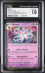 Pokemon Sylveon Cosmos Holo Swirl Exclusive 2025 S&V Promo SVP172 CGC Gem Mint 10