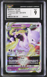 Pokemon Mewtwo Vstar Holo Pokemon Go 031/078 CGC Mint 9