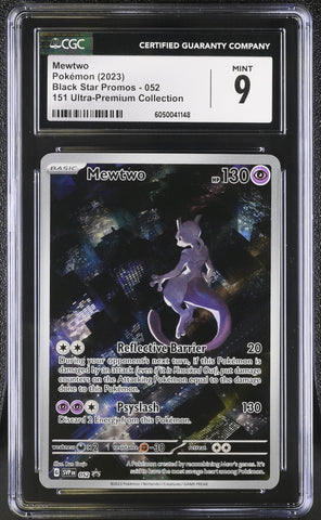 Pokemon Mewtwo Promo 052 CGC 9 Mint Pokemon Card