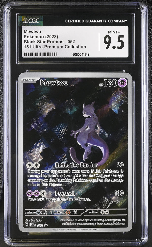 Pokemon Mewtwo Promo 052 CGC 9.5 Mint+ Pokemon Card
