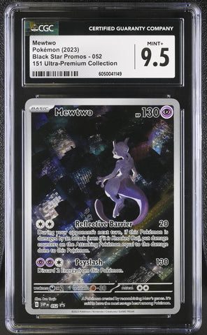Pokemon Mewtwo Promo 052 CGC 9.5 Mint+ Pokemon Card