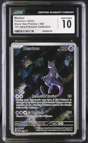Pokemon Mewtwo Promo 052 CGC 10 Gem Mint Pokemon Card
