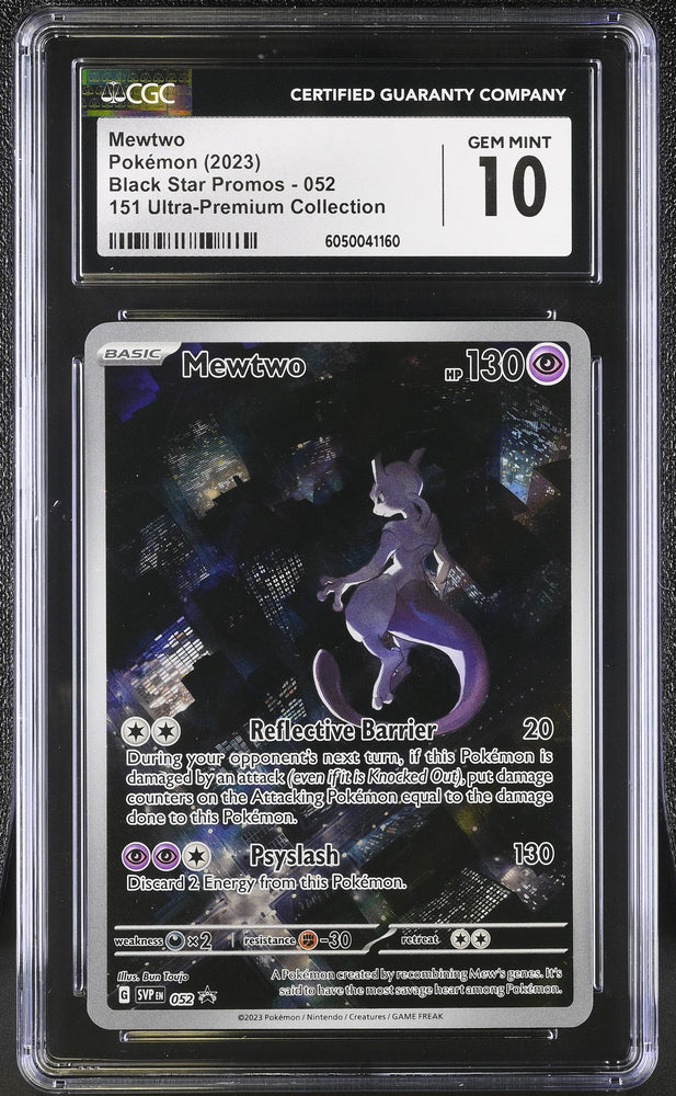 Pokemon Mewtwo Promo 052 CGC 10 Gem Mint Pokemon Card