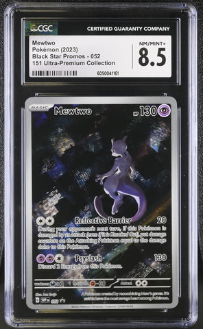 Pokemon Mewtwo Promo 052 CGC 8.5 NM/Mint+ Pokemon Card