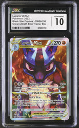 Pokemon Lucario VSTAR Promo 291 CGC 10 Gem Mint Pokemon Card