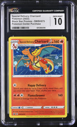 Pokemon Special Delivery Charizard Black Star Promo SWSH075 CGC Gem Mint 10