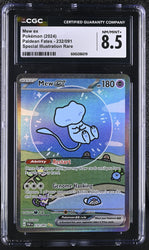 Pokemon Mew ex Special Illustration Rare 2024 Paldean Fates 232/091 CGC NM/Mint+ 8.5