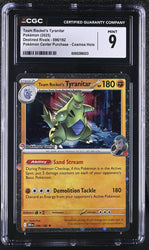 Pokemon Team Rocket's Tyranitar Pokemon Center Exclusive 2025 S&V Promos 096/182 CGC Mint 9