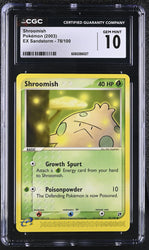 Pokemon Shroomish EX Sandstorm 78/100 CGC Gem Mint 10