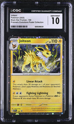 Pokemon Jolteon Cosmos Holo Swirl Exclusive 2025 S&V Promo SVP169 CGC Gem Mint 10