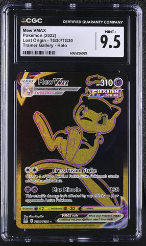 Pokemon Mew VMAX Trainer Gallery Holo 2022 Lost Origin TG30 CGC Mint+ 9.5