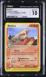 Pokemon Blaziken EX Ruby & Sapphire 15/109 CGC Gem Mint 10