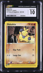 Pokemon Makuhita EX Ruby & Sapphire 56/109 CGC Gem Mint 10