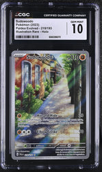 Pokemon Sudowoodo Illustration Rare Holo Paldea Evolved 219/193 CGC Gem Mint 10