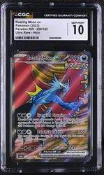 Pokemon Roaring Moon Ultra Rare Holo 2023 S&V Paradox Rift 229/182 CGC Gem Mint 10