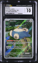 Pokemon Snorlax Full Art Promo 2023 S&V Black Star Promo SVP051 CGC Gem Mint 10