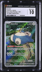 Pokemon Snorlax Full Art Promo 2023 S&V Black Star Promo SVP051 CGC Gem Mint 10