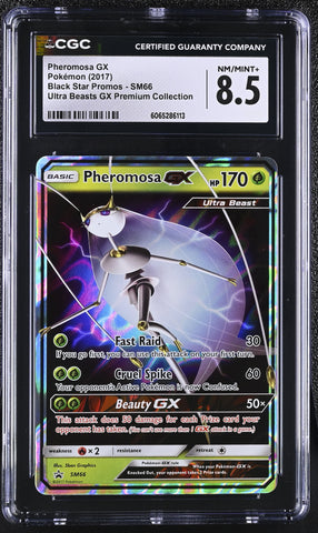 Pokemon Pheromosa GX Ultra Beasts Premium Collection SM66 CGC NM/Mint+ 8.5