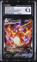 Pokemon Charizard VMAX Full Art Promo 2022 SW&SH Black Star Promo SWSH261 CGC Mint+ 9.5