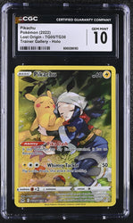 Pokemon Pikachu Trainer Gallery Holo 2022 Lost Origin TG05 CGC Gem Mint 10 Pokemon Card