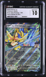 Pokemon Hop's Zacian ex Promo 2025 S&V Black Star Promo SVP193 CGC Gem Mint 10