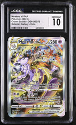 Pokemon Mewtwo VStar Galarian Gallery Holo GG44/GG70 CGC Gem Mint 10