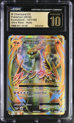 Pokemon M Charizard EX Ultra Rare 🔥POP 37🔥 Evolutions 101/108 CGC Pristine 10