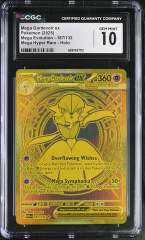 Pokemon Mega Gardevoir ex ??POP 36?? Mega Evolution 187/132 CGC Gem Mint 10