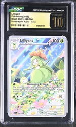 Pokemon Lilligant Illustration Rare Black Bolt 092/086 CGC Pristine 10 🔥POP 1🔥