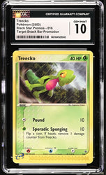 CGC 10 - 2003 TARGET Snack Bar Black Star PROMO Treecko # 016 Pokemon Card
