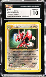 CGC 10 - 2001 WOTC Black Star Promo Scizor # 33  Pokemon Card