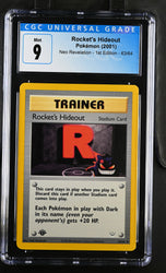Pokemon Rocket's Hideout Neo Revelation - 1st Ed. 63/64 CGC Mint 9