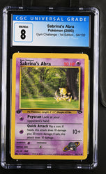 Pokemon Sabrina's Abra Gym Challenge - 1st Ed. 94/132 CGC Nm/mint 8