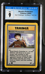 Pokemon Brock's Protection Gym Challenge - 1st Ed. 101/132 CGC Mint 9