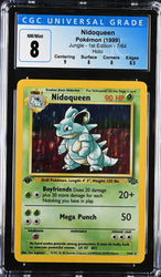 Pokemon 1st Edition Jungle Nidoqueen Holo 7/64 - CGC 8 NM/MT w/ Sub-Grades