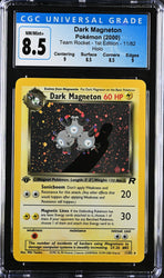 Pokemon 1st Edition Team Rocket Dark Magneton Holo 11/82 - CGC 8.5 NM/MT+ w/ Sub-Grades