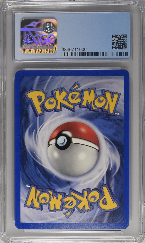 Pokemon 1st Edition Swirl Gym Heros Blaine's Moltres 1/132 - CGC 8.5 NM-MT+ w/ Sub-Grades