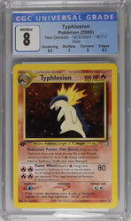 Pokemon 1st Edition Neo Genesis Typhlosion 18/111 - CGC 8 NM-MT w/ Sub-Grades