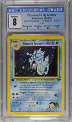Pokemon 1st Edition Gym Challenge Giovanni's Gyarados 5/132 - CGC 8 NM/MT w/ Sub-Grades