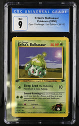 Pokemon Erika's Bulbasaur Gym Challenge - 1st Ed. 39/132 CGC Mint 9