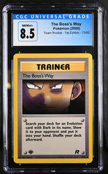 Pokemon The Boss's Way Team Rocket - 1st Ed. 73/82 CGC Nm/mint+ 8.5