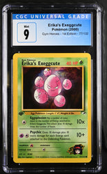 Pokemon Erika's Exeggcute Gym Heroes - 1st Ed. 77/132 CGC Mint 9