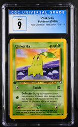 Pokemon Chikorita Neo Genesis - 1st Ed. 53/111 CGC Mint 9