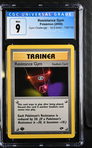 Pokemon Resistance Gym Gym Challenge - 1st Ed. 109/132 CGC Mint 9