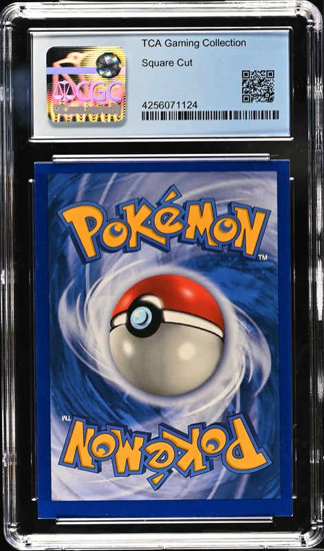 CGC 9 - 1999 Base Set Mewtwo 10/102 ERROR Square Cut HOLO Base Set Pokemon Card